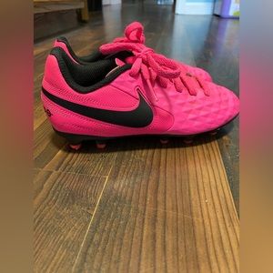 Nike Tiempo Soccer Cleats- Girls Size 12c